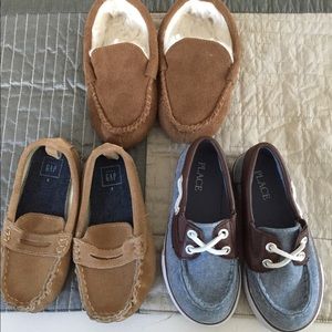 Boys shoes and slippers.  Size 8